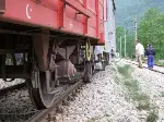 Yük Treni raydan çıktı