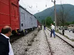 Yük Treni raydan çıktı
