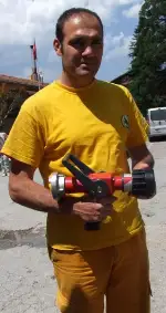 Orman itfaiyesi'ne su tabancası alındı