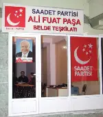 Saadet A:Paşa'da seçim bürosunu açtı