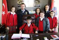 Öğrencilerden İlçe Emniyet Müdürlüğüne Ziyaret