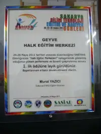Sabitek Günlerinin En İyi Standı Geyve HEM Seçildi