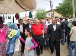 Karacaören Hayır Pilavında Milletvekili Dişli'ye yoğun ilgi