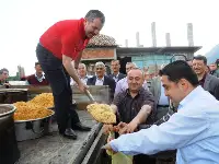 Karacaören Hayır Pilavında Milletvekili Dişli'ye yoğun ilgi