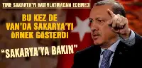 Başbakan Sakarya'yı Örnek Gösterdi