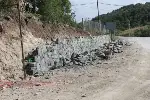 Alifuatpaşa Epçeler Mah.’de yol genişletme ve istinat duvarı çalışması  başladı.