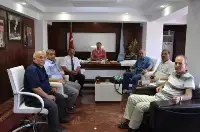TCDD Bölge Müdürnden Belediye'ye Ziyaret