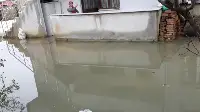 Kanalizayon Patladı Evin Bahçesini Lağım Suyu Bastı