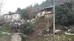 Alifuatpaşa'da Heyelan Korkuya Yol Açtı