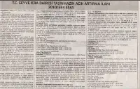 Geyve Sanayi Sitesi satışa çıkartıldı!