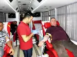 Geyve'de Madalyalı Kan Bağışçısı