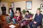 İngiltere'den Gelen Öğrencilerden Kaymakamlık Ziyareti