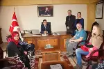 İngiltere'den Gelen Öğrencilerden Kaymakamlık Ziyareti
