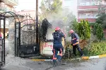 Nizamiye Kulübesi Yandı