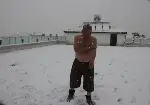 Üşümeyen Efsane Adam'dan Kar Şov!