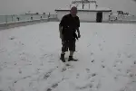 Üşümeyen Efsane Adam'dan Kar Şov!
