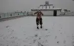 Üşümeyen Efsane Adam'dan Kar Şov!
