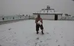 Üşümeyen Efsane Adam'dan Kar Şov!