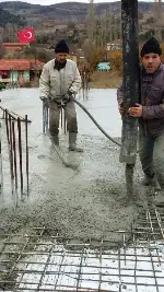 Karacaören Hacıömerlere Cami Yapılıyor