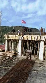 Karacaören Hacıömerlere Cami Yapılıyor