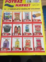 Poyraz Marketten Şok İndirim