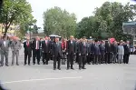 Çelenk Koyma Töreni Yapıldı