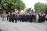 Çelenk Koyma Töreni Yapıldı