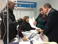 BAŞKAN KAYA’DAN HASTA ZİYARETİ