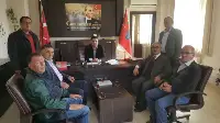 Şoförler Odasından İlçe Emniyet Müdürüne Hayırlı Olsun Ziyareti 
