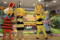 Geyveli  minikler Arı Maya ile doyasıya eğlendi    