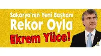 Sakarya'nın Yeni Başkanı Rekor Oyla Ekrem Yüce!