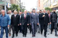 Başkan Güven Övün koltuğuna oturdu göz yaşlarını tutamadı