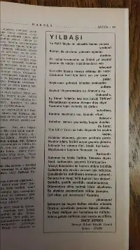 YILBAŞI ŞİİRİ
