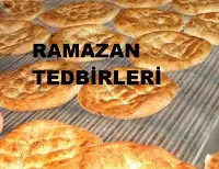 Ramazan ayı tedbirleri