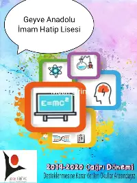 GEYVE İHL TÜBİTAK BİLİM FUARINDA