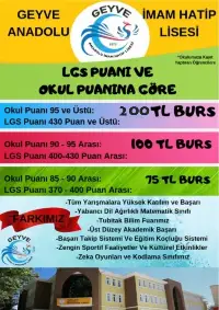 BAŞARILI ÖĞRENCİLERE BURS