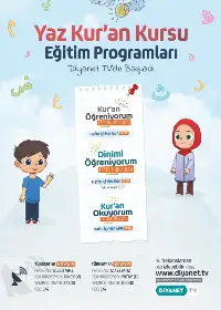 Yaz Kur'an Kursları başlıyor