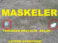 MASKELER MİKROP SAÇIYOR