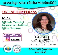 EĞİTİMDE TEKNOLOJİ KULLANIMI