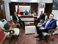 KAYMAKAM GÜVEN, BAŞKAN KAYA'YI ZİYARET ETTİ