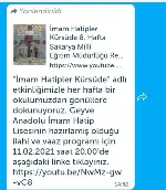 GEYVE İHL ÖĞRETMENİ MEHMET ÇETİN KONUŞUYOR İZLEYİNİZ