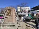 ATATÜRK ANITI ÖZENLE KALDIRILDI
