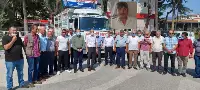 MUHTARLAR AFET BÖLGESİNE YARDIM GÖNDERDİ