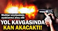 Geyve'de yol yapımında kavga çıktı!