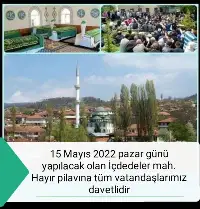 İÇDEDELER PİLAVINA DEVET