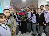 ŞEHİT ANNESİNİ ZİYARET ETTİLER