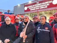 Başkan Yüce seferberlik çağrısı yaparak ekipleri yola çıkardı: “Bu acıyı en iyi biz anlarız”