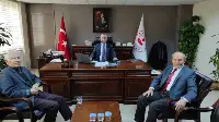 PAMUKOVA KAYMAKAMI ÜNLÜSOY'U ZİYARET ETTİLER