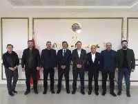 BAŞKAN ATALAY, KAYMAKAM GÜVEN’İ ZİYARET ETTİ
