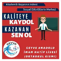 GEYVE ANADOLU İMAM HATİP LİSESİNDE SINAVA DAVET